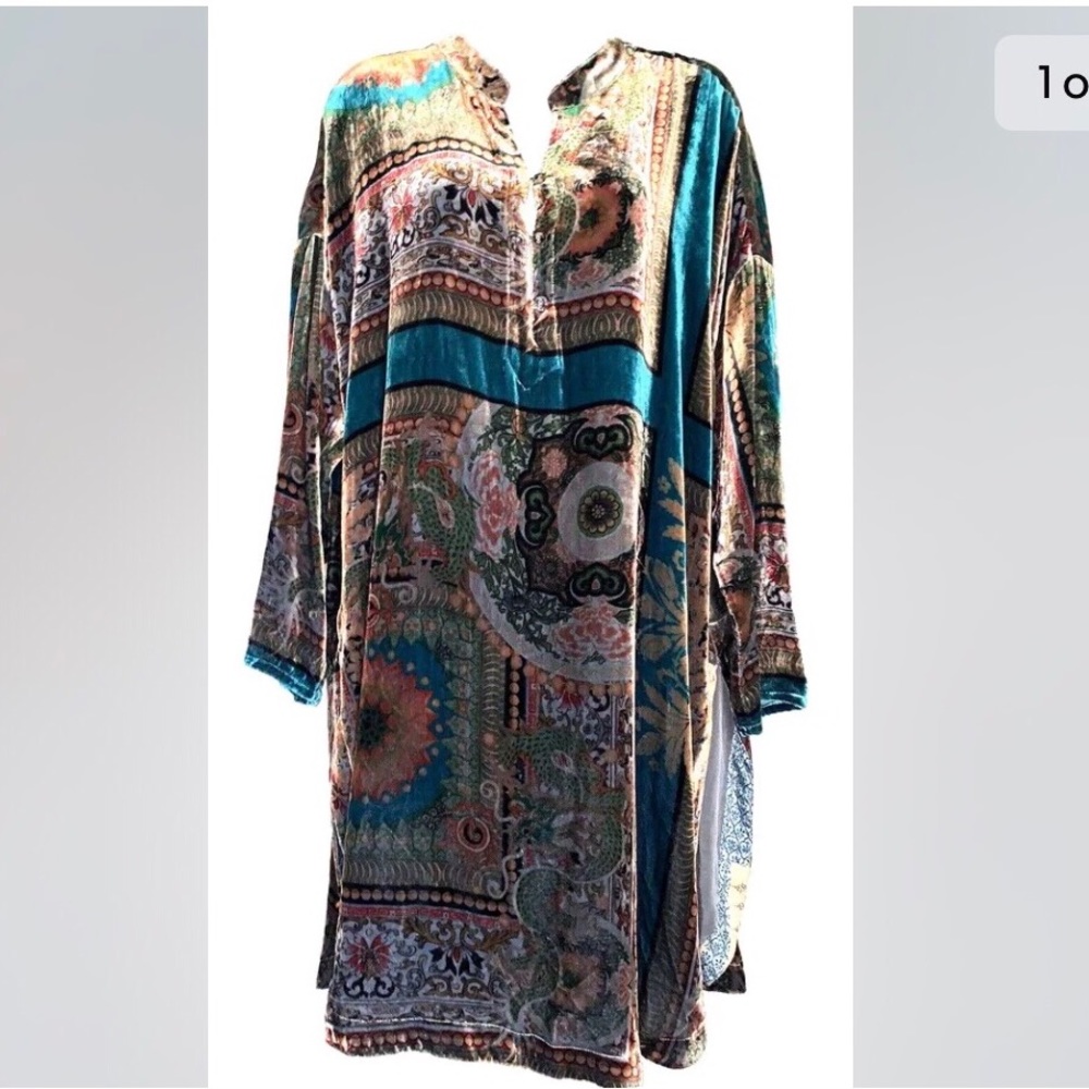 Johnny Was Velvet Tunic/Dress- S/M